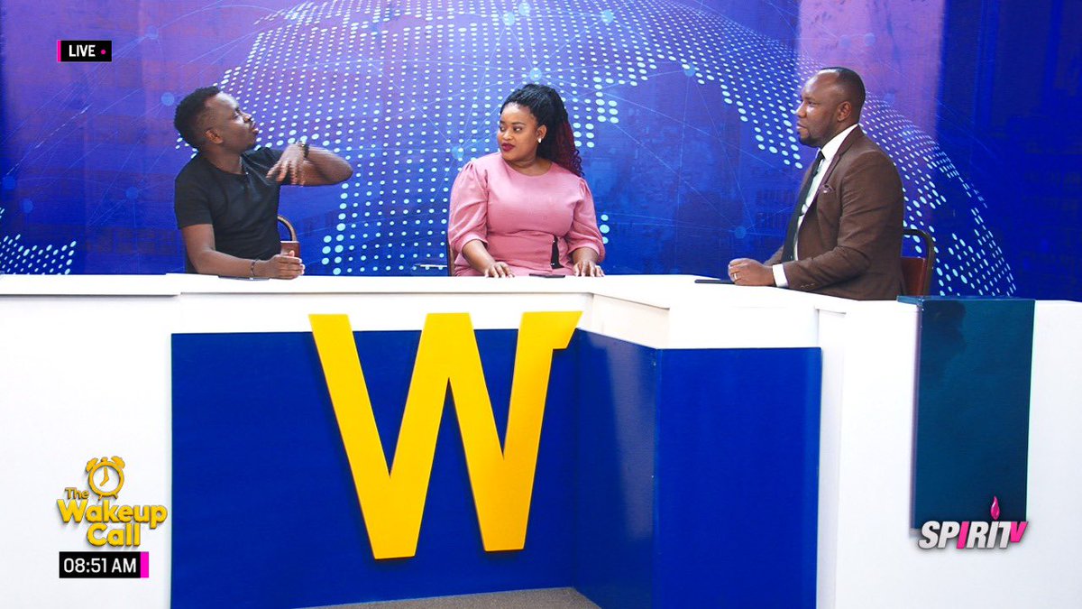 spirittvug's tweet photo. Finally #WakeUpCall is here on your 📺 with @KingOfRadioUg, @_ojangole and @NemaDiana. Kick start your day with this amazing crew.
#SpiritTV | #APlaceForYou https://t.co/HdwvhTPjTw