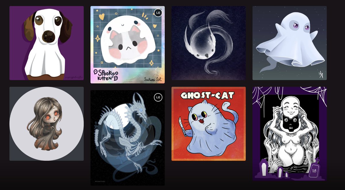 roliepolieee's tweet photo. My ghosts with the most on @neonmob #dailyshowcase https://t.co/tt4mMZQE0L https://t.co/TSYl2x7oyr