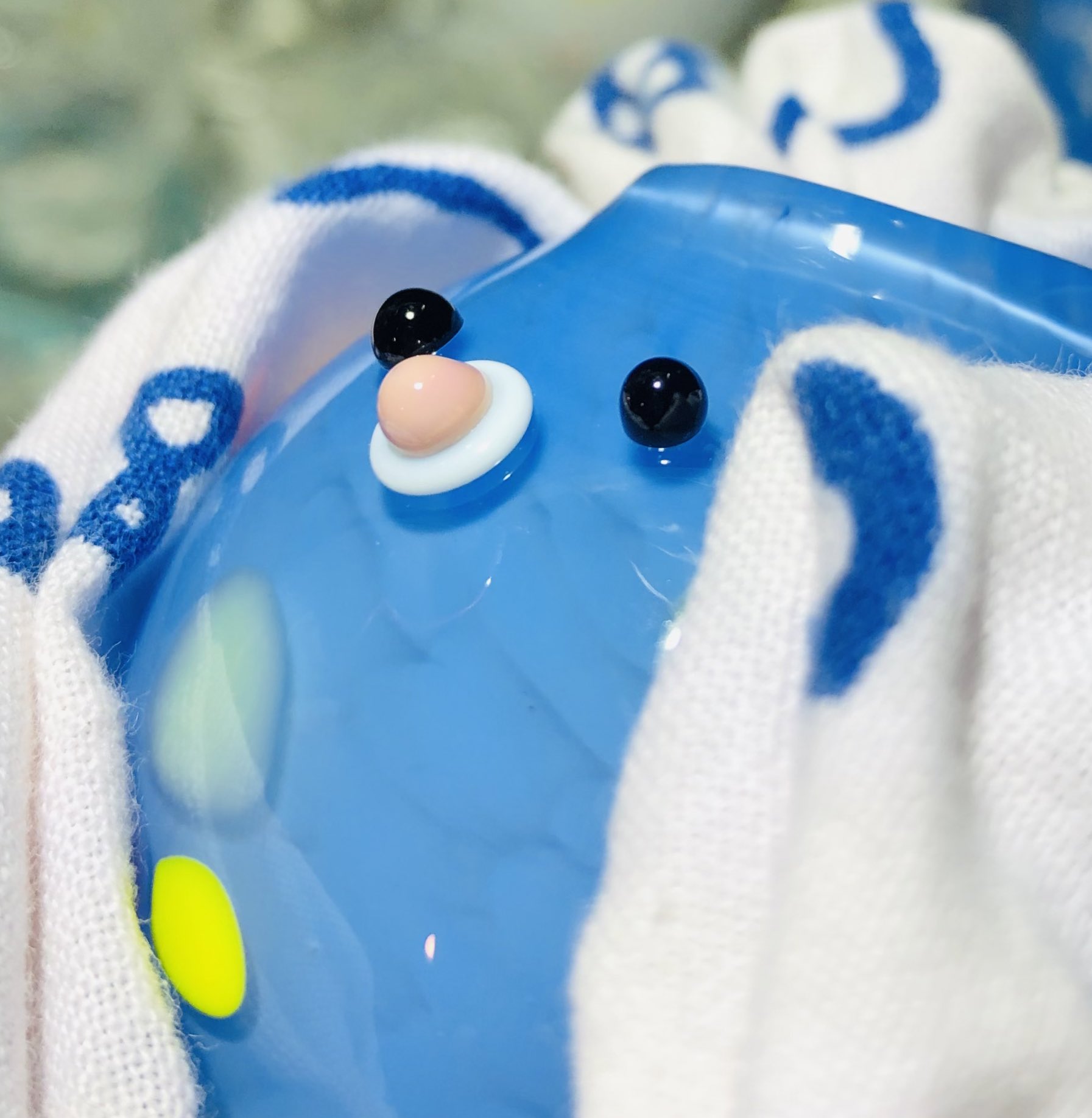 ふるさと納税 森比呂美 HMglassworks 吹きガラス製一輪挿し モンスター