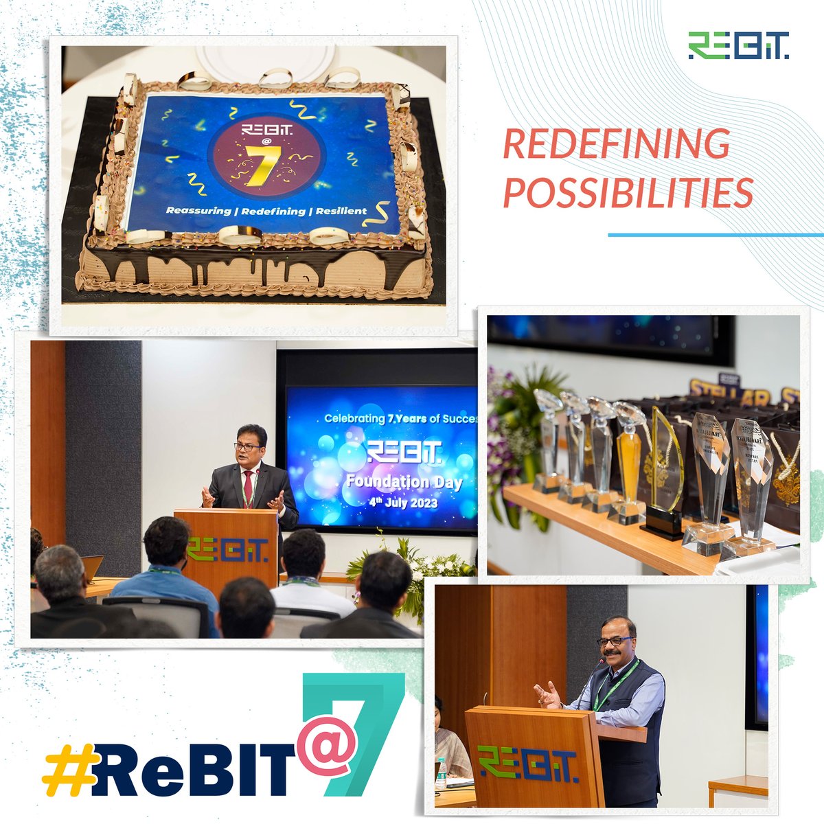 ReserveBankIT's tweet photo. Here's a glimpse of our 7th Foundation Day celebrations that marked a momentous milestone!
#ReBITFoundationDay #ReBITat7 #ReBITs7thFoundationDay #7YearsofExcellence #7YearsofInnovation #7YearsofSuccess https://t.co/muyKoNFxr4
