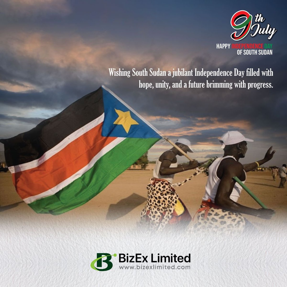 Happy Independence Day South Sudan. May the people of South Sudan bring the peace permanently.