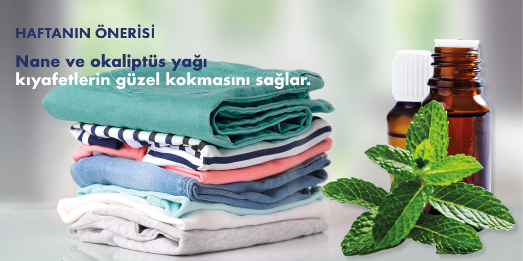 Nane ya da okaliptüs yağının kıyafetlerinizdeki kötü kokuları ortadan kaldırdığını biliyor muydunuz?  Kıyafetlere sinen kokuları azaltmak için esansiyel yağlardan faydalanabilirsiniz. #DryCenter #esansiyelyağlar #kurutemizleme #ütü #nane #okaliptüsyağı