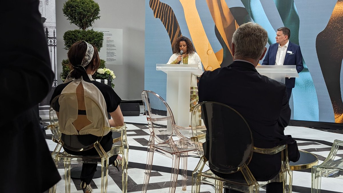 Special thanks to #GIZ and #EthiopianembassyParis #EthiopianMinistryofIndustry  for their support to promote #HawassaIndustrialPark Investors present at the Ethiopian booth at #texworldParis. We hope to see you all at the upcoming #ASFW early November in Addis Ababa