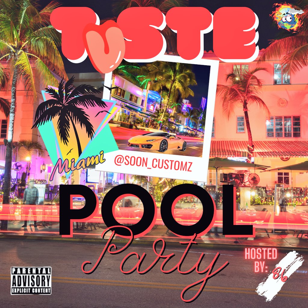 Mr_StrokesWell's tweet photo. It's Gonna Be A Movie: ๐ฌ #Taste #TakeOver #MiamiBeach. #PoolParty #Hosted By #TooOfficial #GiveAways #Gifts #Games #Girls https://t.co/QeJvS174lV