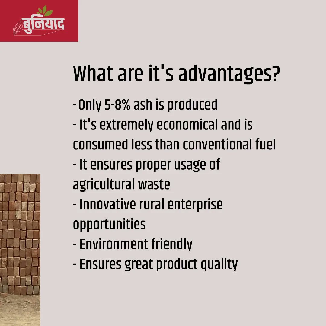 ClimateAgendaa's tweet photo. Let us know about a sustainable and carbon-neutral fuel that can assist the brick kiln sector become carbon-free. @UPNEDA_Agency
@Jtrc_iitkanpur 
#Buniyaad #brickkiln #decarbonization #justtransition #cleanfuel #cleantechnology #uttarpradesh #biocoal #gulla https://t.co/FllCulWkOF