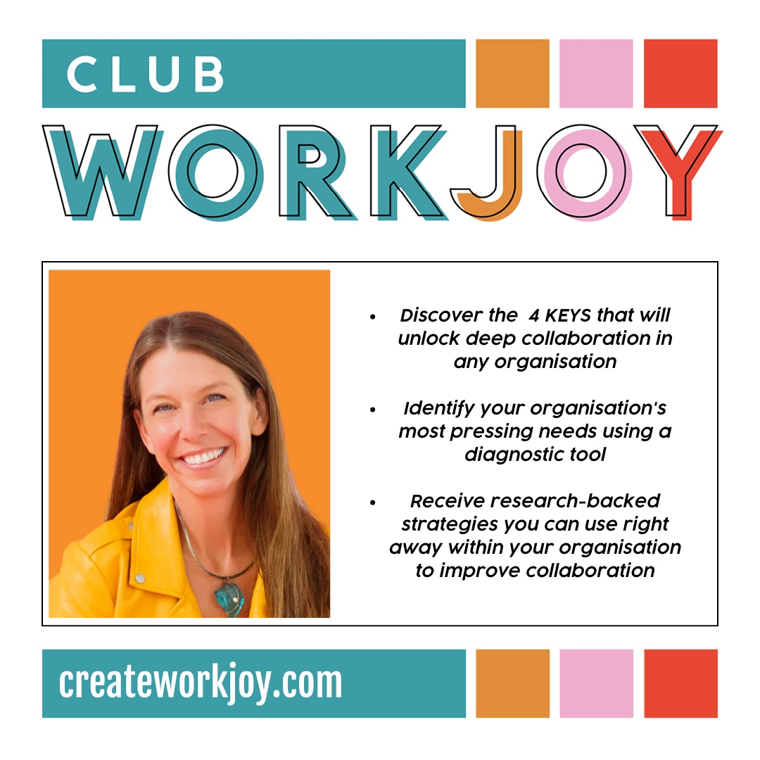 It's time to make #collaboration your organization's greatest asset. This session is for anyone who knows that great collaboration is essential for their organisation's #success, but isn't sure how to unlock its full #potential.

Join #ClubWorkJoy TODAY for just £39 per month!