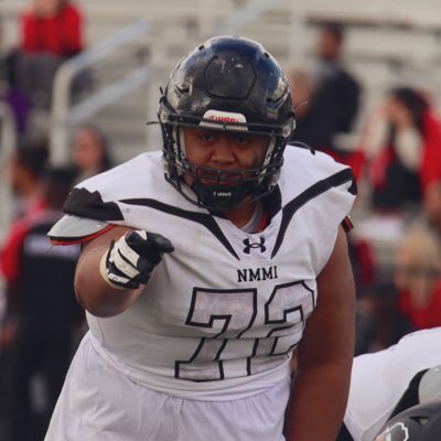 2023 (<a href="/nmmibroncos/">NMMI Football</a>) JUCO OL <a href="/AhChee_116/">Jesse Ah Chee</a> commits to West Texas A&amp;M @WTBuffNation