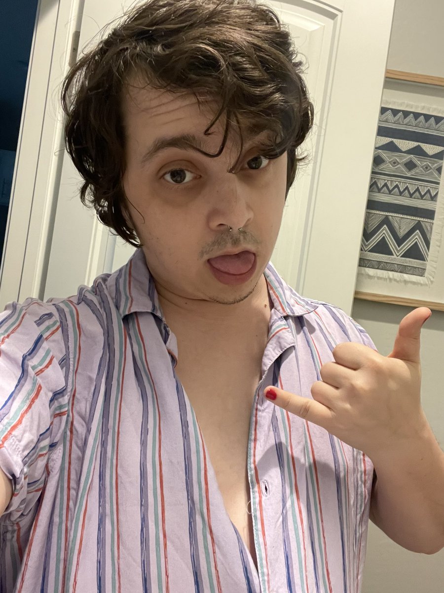 SlimeTimeDie's tweet photo. Okay but I was a cute little enby hoochie daddy today call me pretty https://t.co/Fo9KS9U6b9