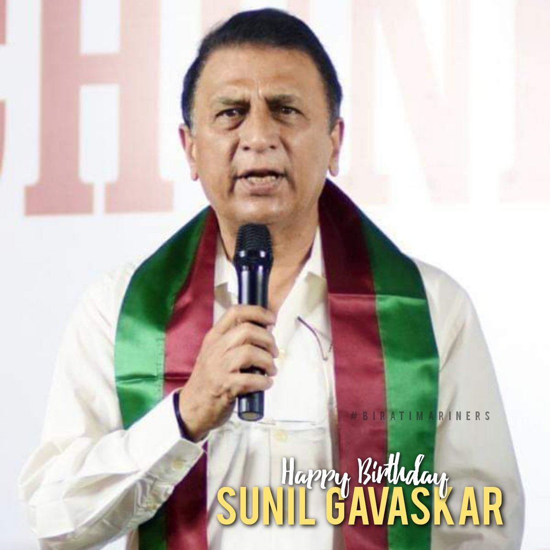 Happy Birthday Legend Sunil Gavaskar       