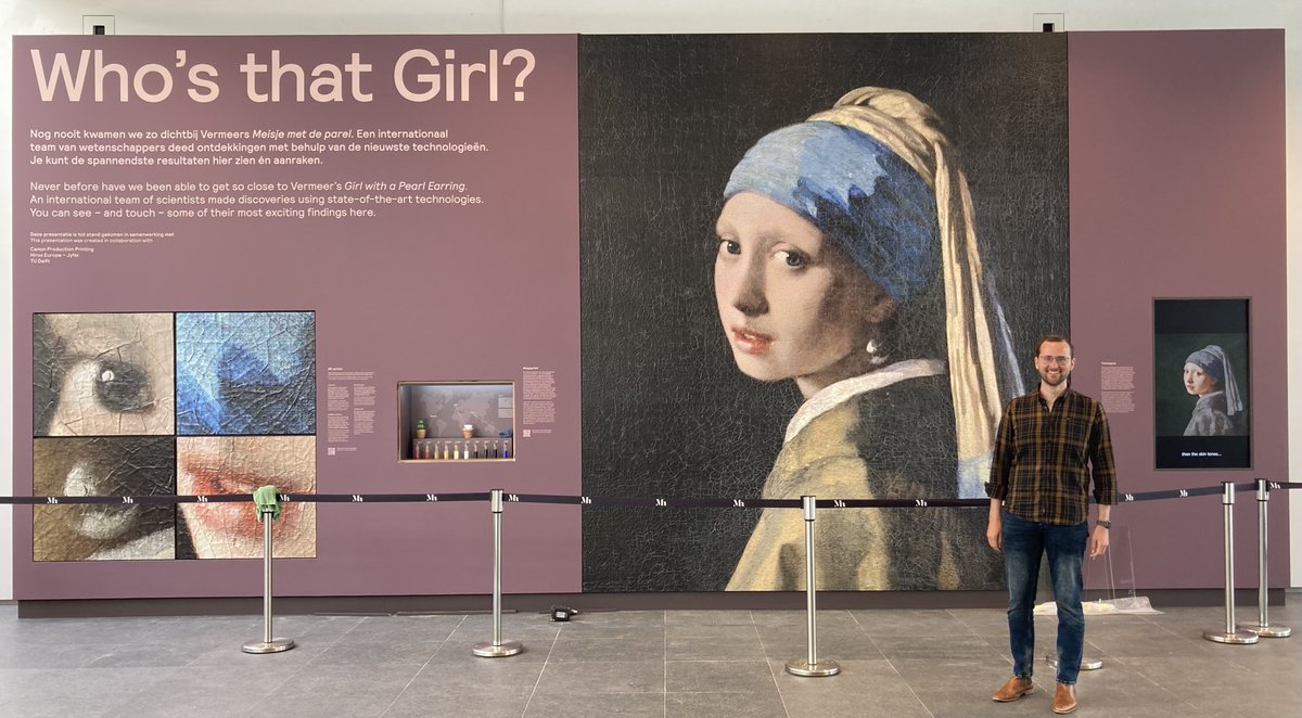 We also helped create a 4x3m 3D print of the painting, in collaboration with Canon and Hirox Europe. If you're in the Netherlands, be sure to visit the free exhibition at the @mauritshuis!