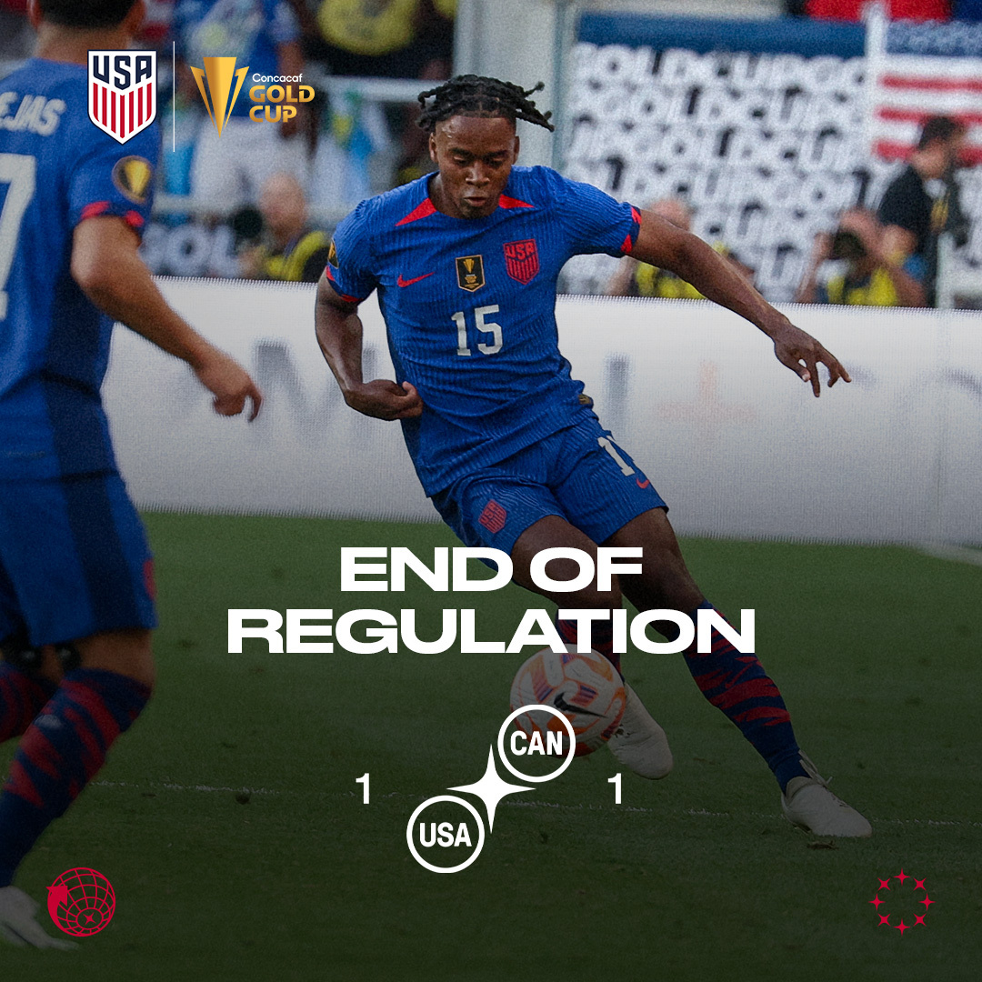 U.S. Men's National Soccer Team on Twitter "End of Regulation. 30 more