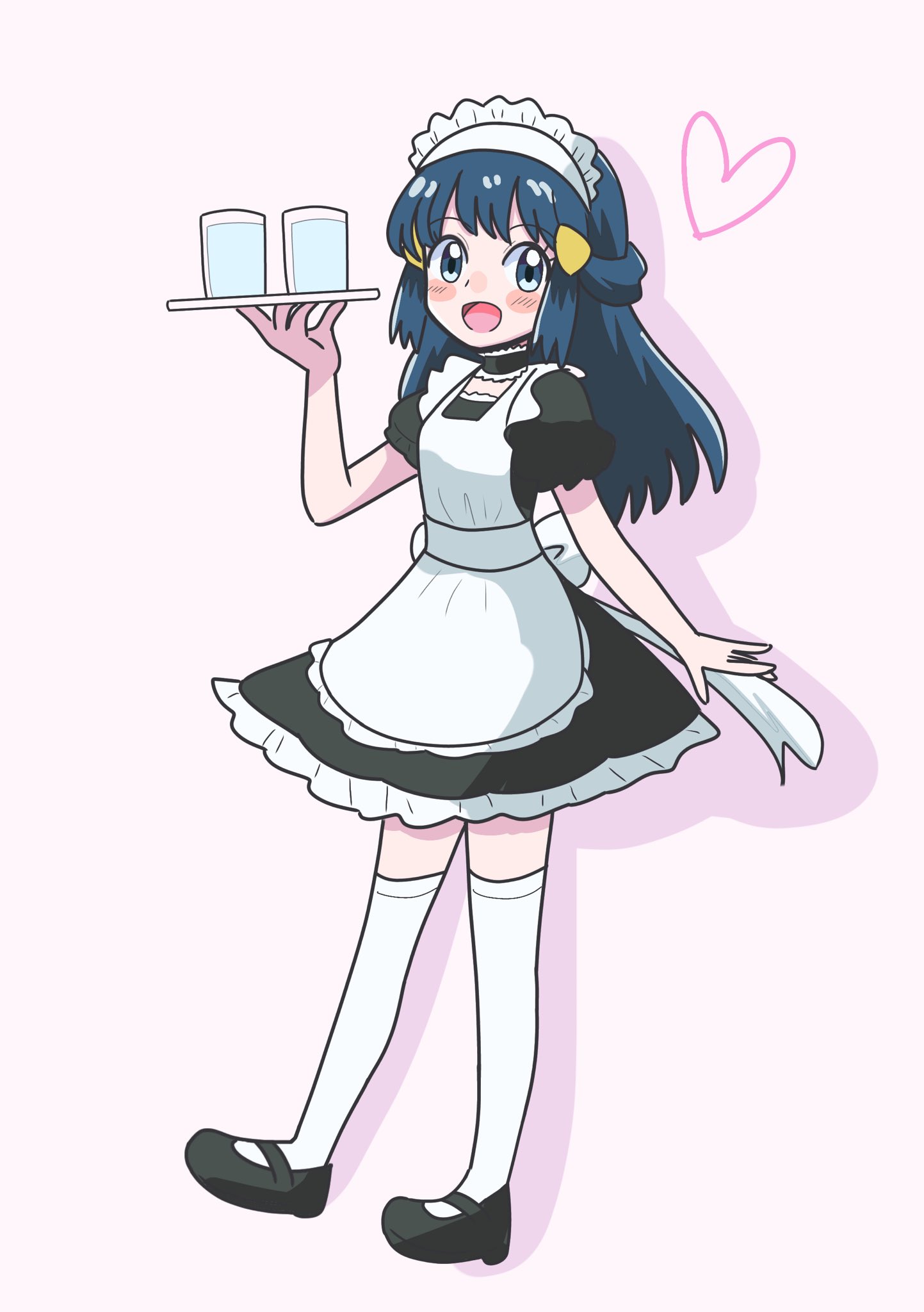 紫ドットメイド服♡ ad91c1509841e7301677e9b3030293
