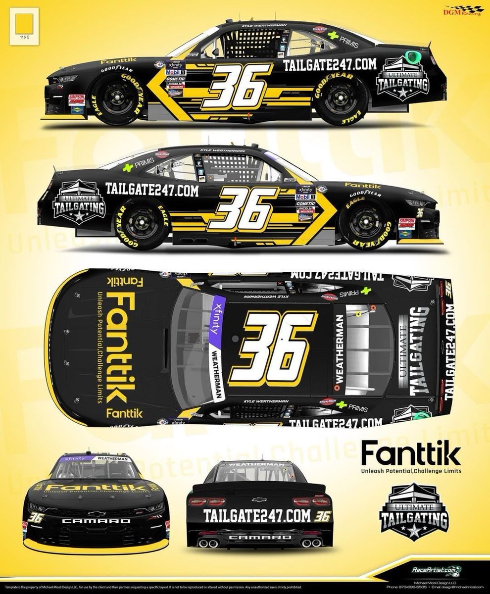 We are extremely proud to again collaborate with @KyleWeatherman for NASCAR Xfinity, with such a passionate team for their hard work, perseverance, and support! 🙌
Thanks to all the fans who showed up to support and cheer!❤️

#NASCAR #RacingFans #fanttik #auto