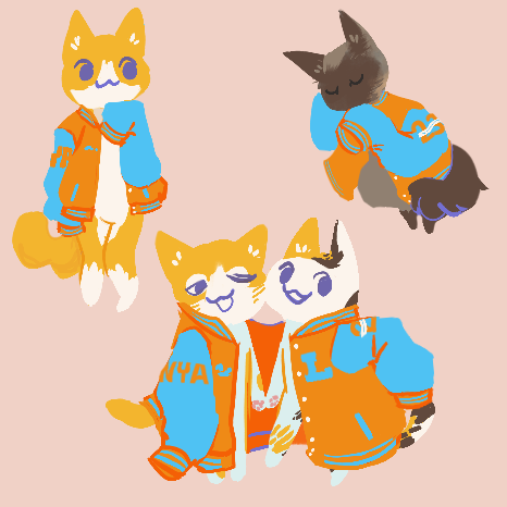 MeltBlah's tweet photo. NYAa #GoCatBoys meow https://t.co/QT32M5jwY0