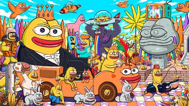 #PEPE2 ruling the meme coin market. 

Pepe everywhere.