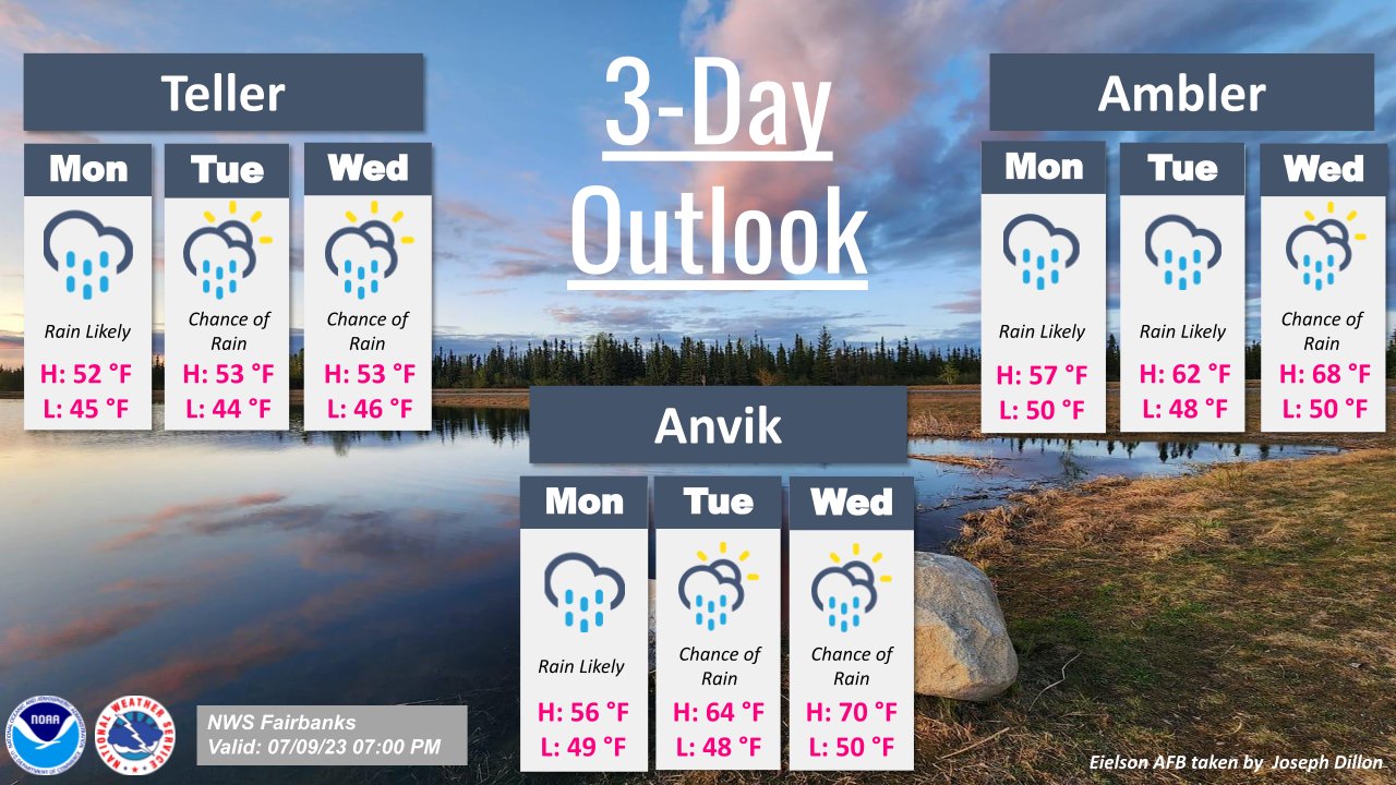 NWS Fairbanks on Twitter "Rain will be persistent across the Western