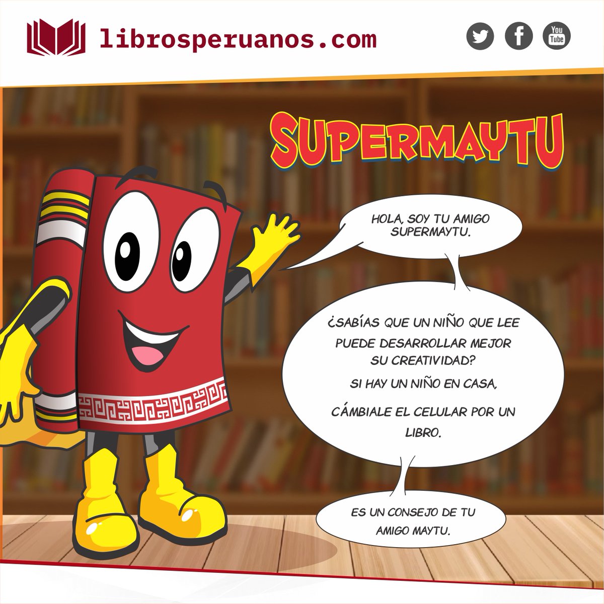 #SiembraLecturaHoy y construye un mejor Perú para mañana.💪