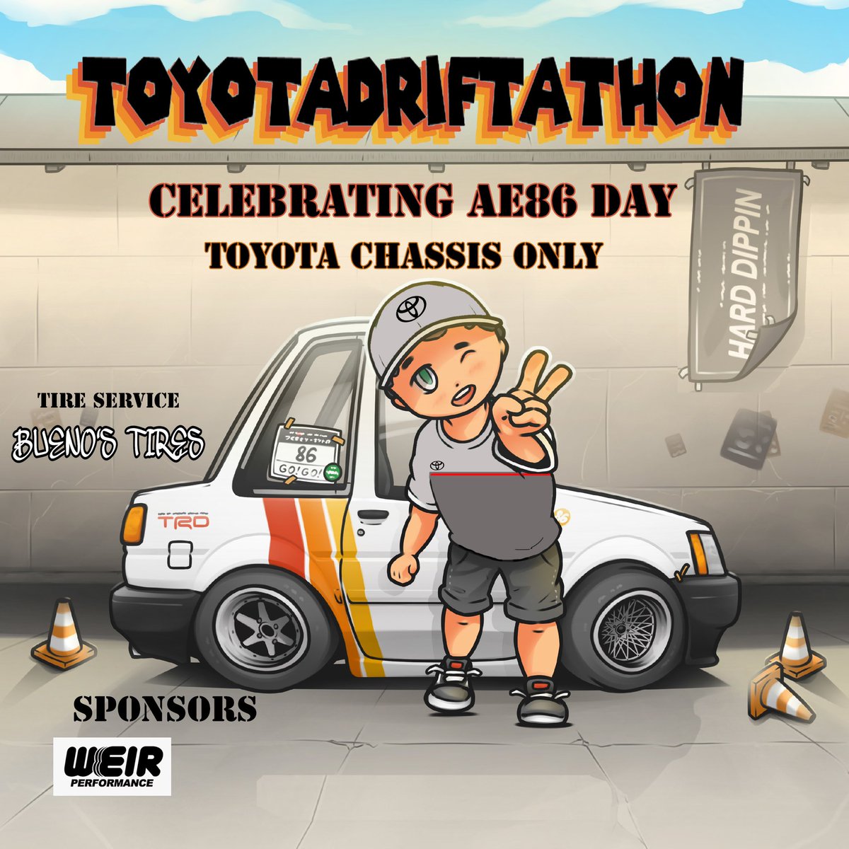 DippinSix's tweet photo. @XavierWulf @HollowSquadNFT letting hollow squad nft holders  “that drift” attend this year ToyotaDriftathon ! Event at Apple Valley Speedway. For more info hmu on instagram @eightsixdippin 😎✌🏼 https://t.co/49SaqUhI5T