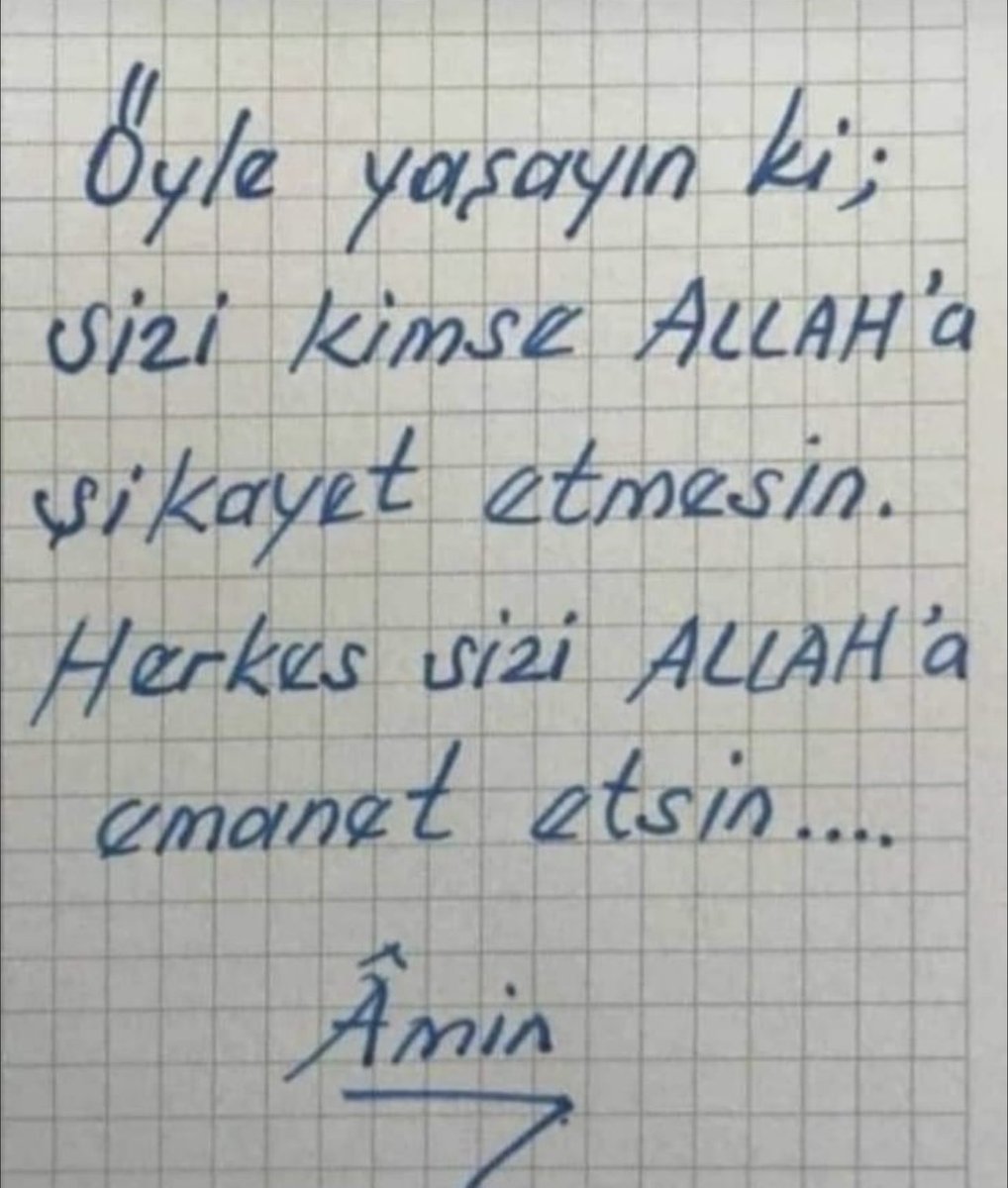 Selamünaleyküm 
ALLAH’a emanet olanlardan olalım.

Yeni gün ve Haftaya 
Haydi BİSMİLLAH……
#Hayırlısabahlar