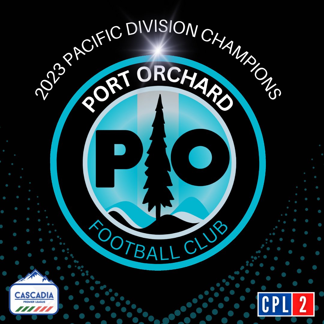 gopofc's tweet photo. Port Orchard FC has clinched the 2023 CPL2 Pacific Division title! We finish first and will play the second place team from the Cascade Division on Friday July 28 in Puyallup in the playoffs for promotion! #gopofc https://t.co/oh4iz0XNDM