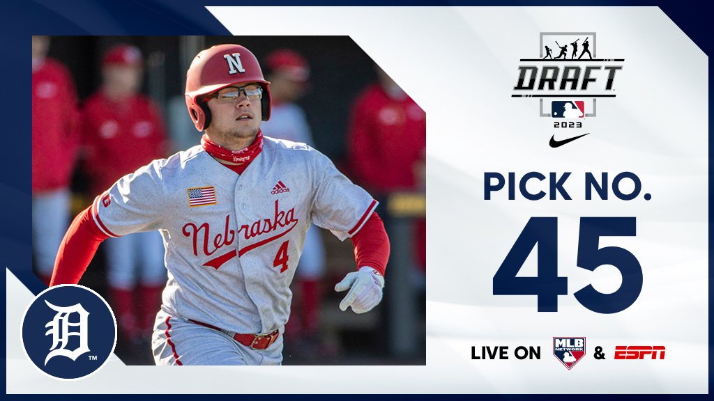 MLB Draft on Twitter "With the 45th pick, the Tigers select Husker