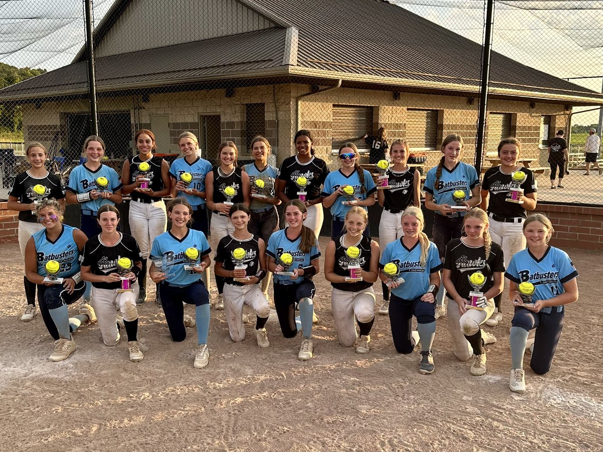 BatbustersBeard's tweet photo. Ohio Stingrays College Showcase 12U runner-up! ๐๐ฅThe girls battled hard all weekend, going 7-1 overall, with the only loss to a tough Ohio Hawks team in the championship.
#mibatbusters
#batbustersbeard
#StingraysShowcase https://t.co/w0k1NeNSoB