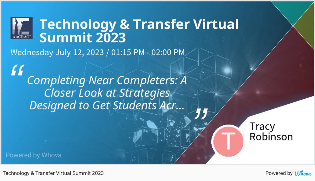 Excited to be speaking at the Technology &amp; Transfer Virtual Summit 2023 this week!