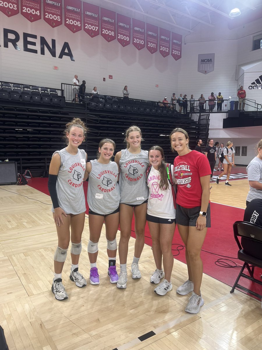 We spy quite a few <a href="/circlecityvbc/">Circle City VBC</a> athletes at the <a href="/LouisvilleVB/">Louisville Volleyball</a> camp! #thingswelovetosee #CircleFam