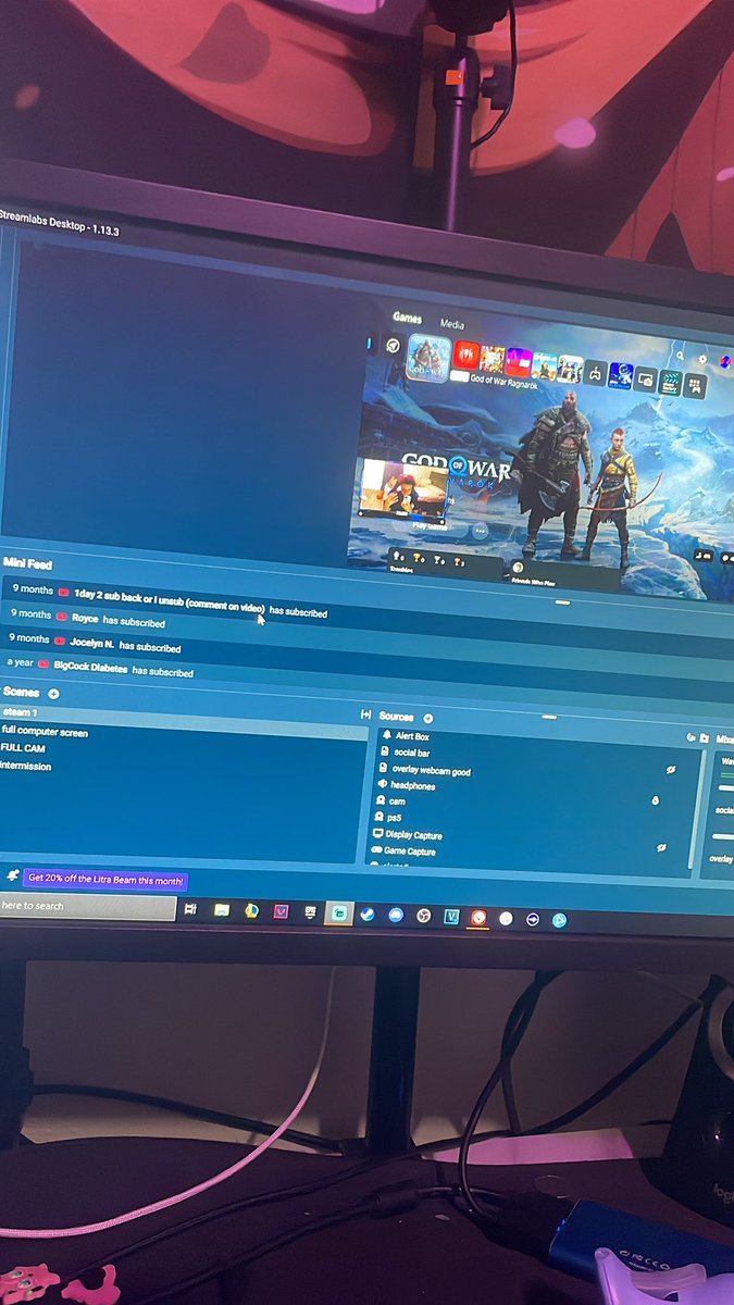 DarkXuri's tweet photo. Going live rn link right here come show to some love streaming GOWR 

https://t.co/wOhdjwxUfB
#GodofWarRagnarok https://t.co/H6TO76P1Es