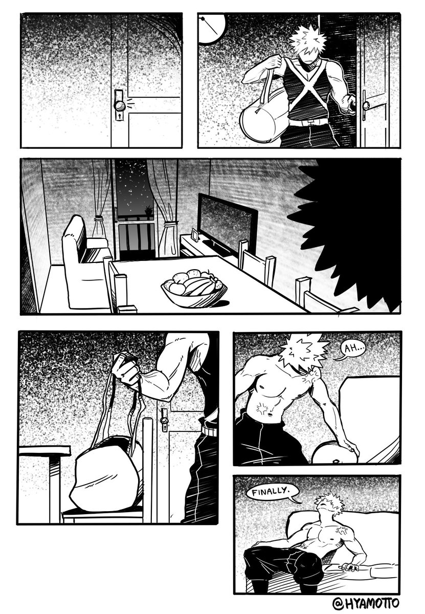 hyamotto's tweet photo. //NSFW 🔞 Bkdk mini comic.
There's nothing better than ur lover to relieve the stress!

#Bkdk #MHA #NSFW https://t.co/LNWnhrC0P2