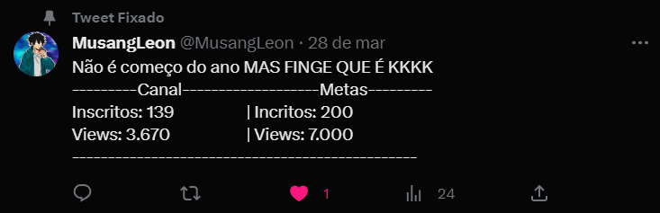 MusangLeon's tweet photo. Agora temos +1k e +50k de views, OUMAGAH https://t.co/k98NZgSSQy