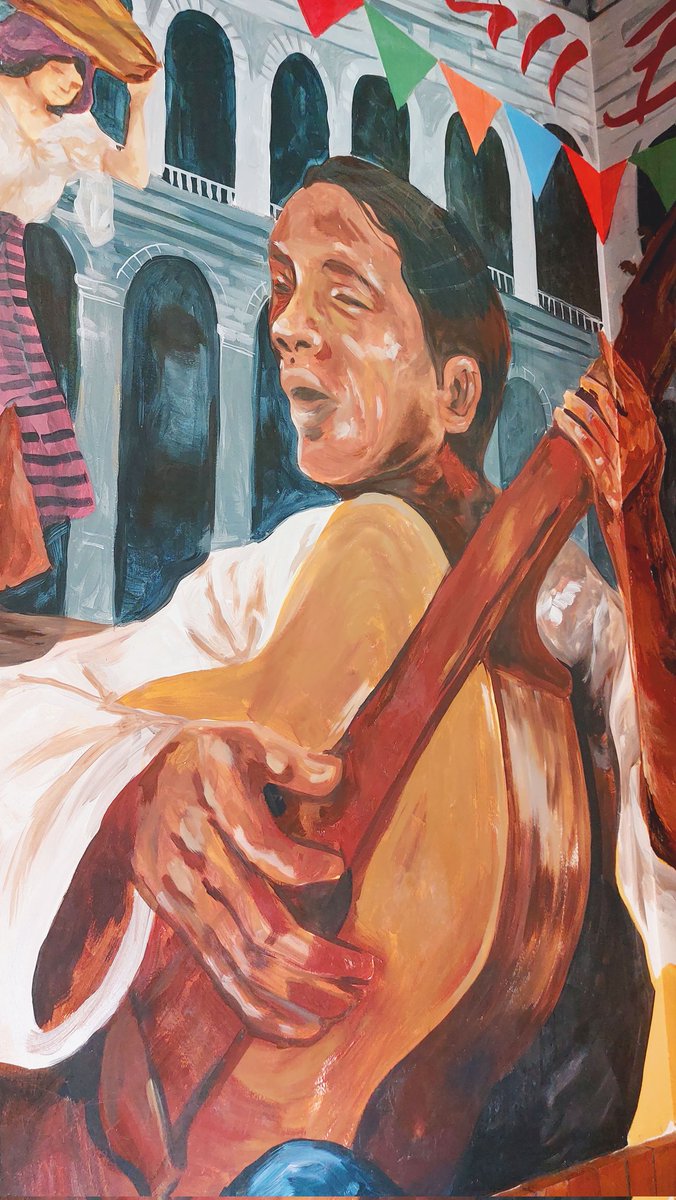 IloiloUpdates's tweet image. Murals on the walls of Deco's La Paz Batchoy - Robinsons Jaro Branch. A beautiful tribute to Iloilo City's rich history and culture. #iloilocity #lapazbatchoy #ilonggo