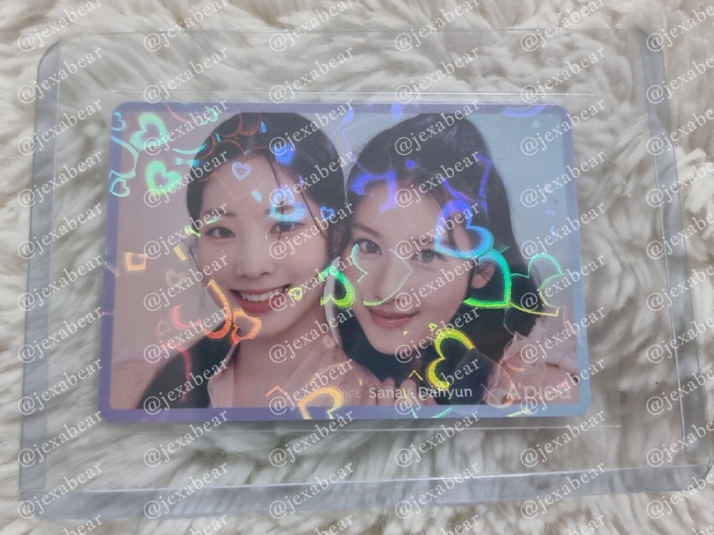 Wts lfb twice ph

Saida apieu photocard 

₱5000
Free pf and sf

No to sensitive buyers, can send vid and pic condi.

Mop: gcash
Prio payo/1 week dop (need 50% dp)