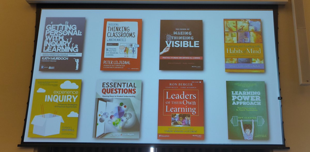 HostBrian's tweet photo. Some fantastic resources that sit as foundational work in inquiry learning.  Thank you @trev_mackenzie @jess_vanceEDU @kjinquiry @RonRitchhart @GuyClaxton @jaymctighe @inquiryfive @RonBergerEL #inquirymindset https://t.co/QwDbzHcgMo