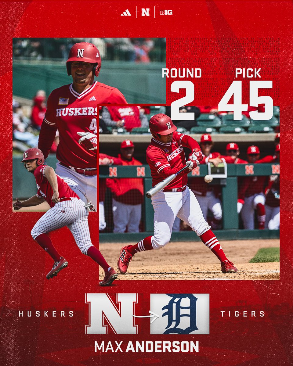 With the 45th pick of the 2023 MLB Draft, the Detroit @Tigers have selected Max Anderson. 👏