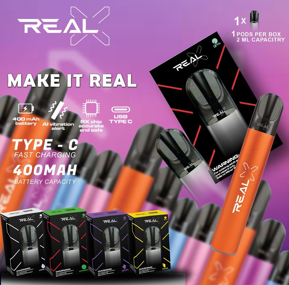 420labvape's tweet photo. Real X Pod Infinity - 2ml Nic30 กล่อง1ตัว (ใส่ตระกูล Relx Infinity , Phantom etc)
•ใส่ได้ทั้ง Relx Infinity - Phantom - Essential  , Infy , Bold ,และ iFlex pro
Real X Pod Infinity 1pcs/Pack Single package
•2MLx 1PCS POD
•Nicotine Strength: 30mg of Salt Nicotine
@420lab https://t.co/fCxTjgUqoi