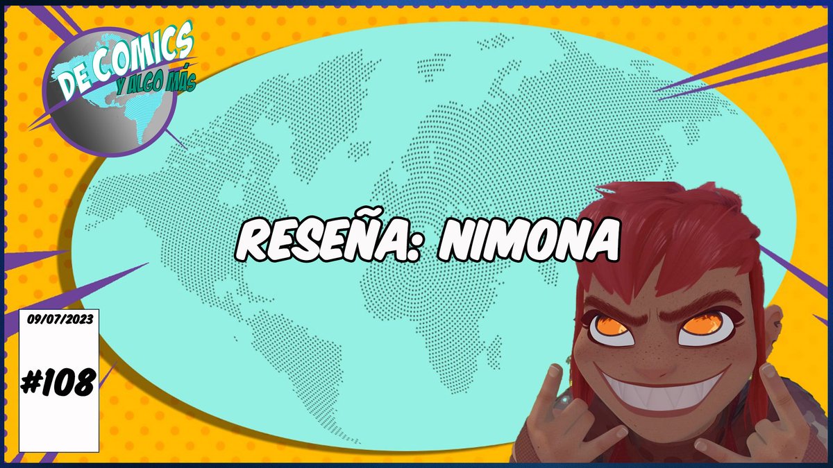 comicsyalgomas's tweet photo. ¡Ya estamos en vivo! Hoy vamos hablar del fenómeno ¡METAL! que es #Nimona en @netflix ¿Está buena? ¿Es la animación del año?
Pásale con
 @AleMorando y @lord_granuja para esta bonita edición: https://t.co/kzegKXDoT9