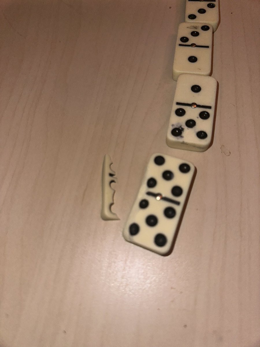 There’s never been a more serious game of dominoes….