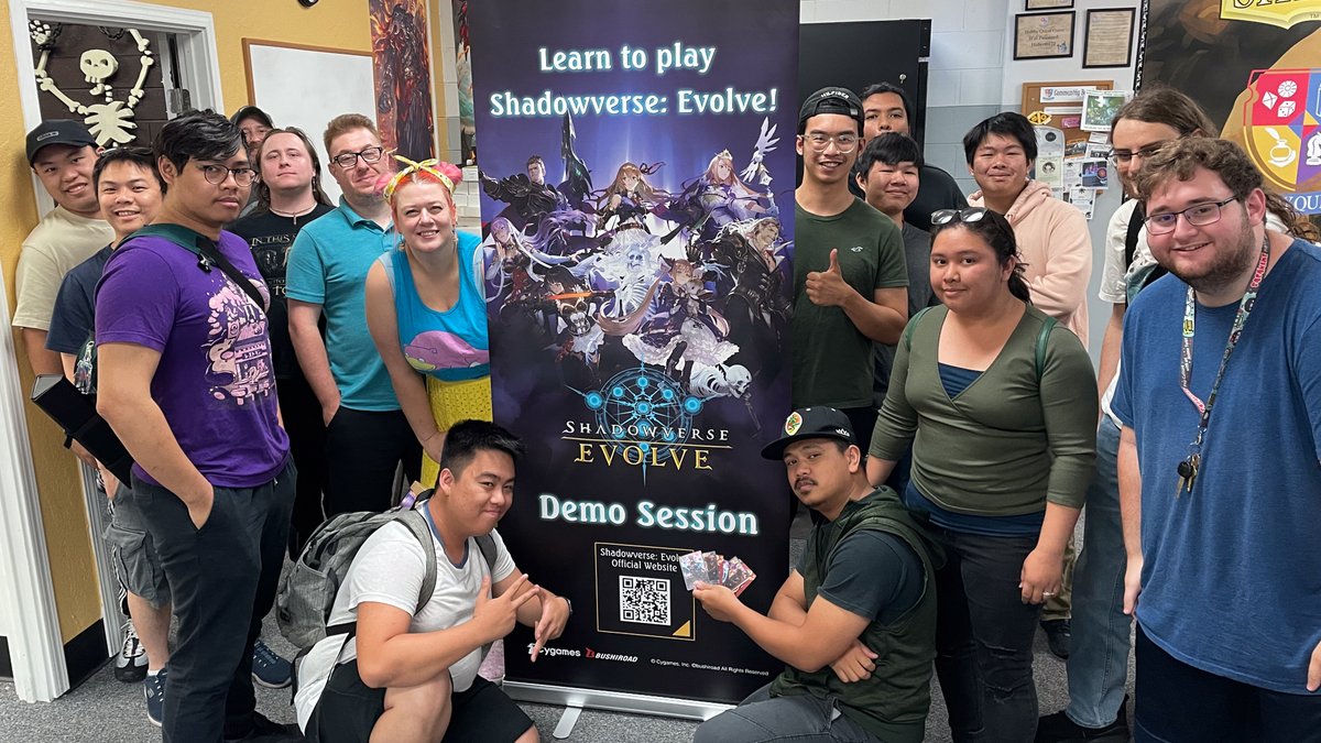 BushiroadGlobal's tweet image. A huge shout-out to everyone from California who participated in the @svevolve_en Demo Caravan yesterday!

The first week of our Demo Caravan is over! It’s not too late to take part, find a store near you!

🔗 en.shadowverse-evolve.com/events/democar…

#Shadowverse #ShadowverseEvolve