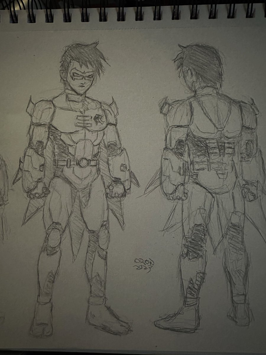 Front and back of Kyle Mizoguchi Robin! Will be coloring him soon!
...
#Robin #KyleMizoguchi
#Batgirl #Batman #CassandraCain
#manga
#anime #Movies #DCComics #comics #comicbooks #artist #art #sketch #sketches #drawing #pencil #pencildrawing #pencilsketch #pencilart #dcu #otaking