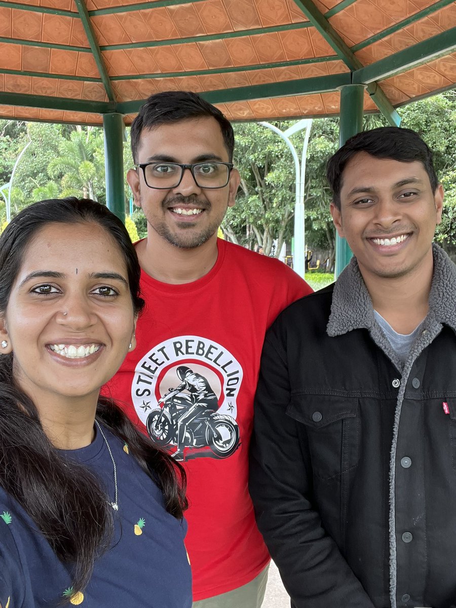 The third edition of Sankey Reads saw 3 readers who made it to the spot despite some mild showers. The drizzle and the breeze called for some relaxed reading under the gazebo. :)