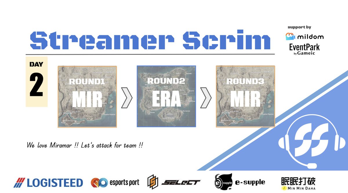StreamerSCRIM's tweet photo. StreamerSCRIM　SEASON12
DAY2  7/13㈭  START : 22:00

MAP    砂🏜 → 島🏝 →  砂🏜

砂好きな方‼️
砂が2戦もありますよ‼️
単発参加申請お待ちしております🤗

 #StreamerSCRIM #ストリム

https://t.co/QXIDmIYnXK https://t.co/0smppUPCkr
