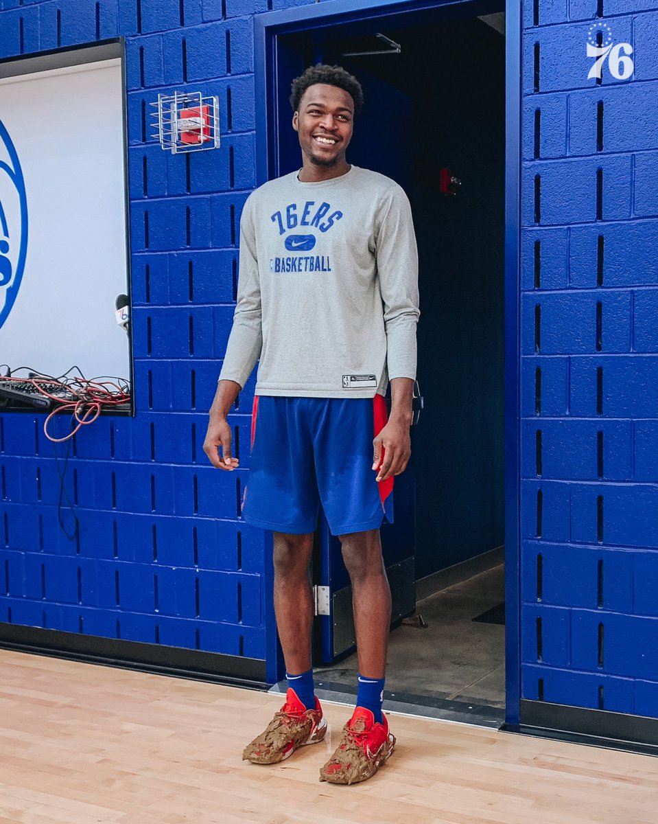 sixers's tweet photo. y’all were worried? 😏 https://t.co/B9YbcgXeQj