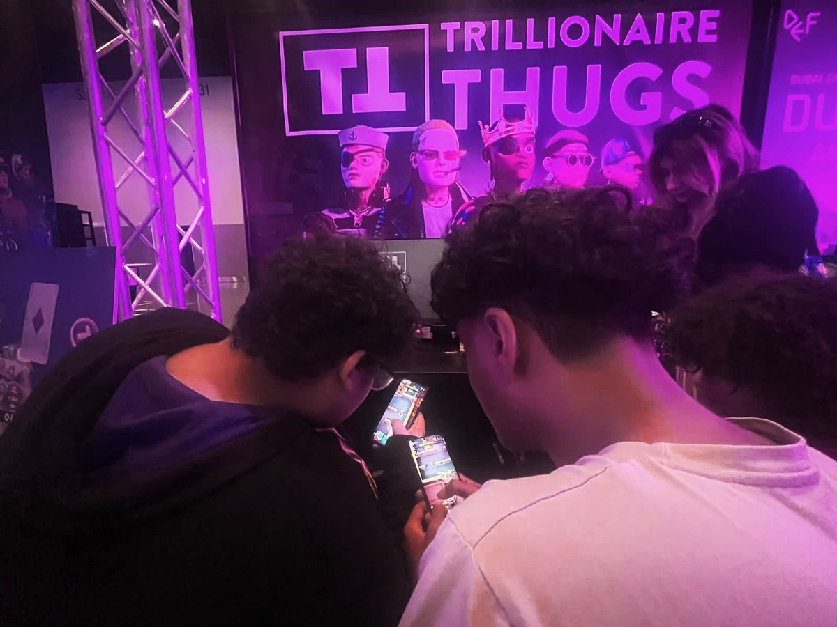TThugsNFT's tweet image. Trillionaire Thugs NFT showcased our web3 game at the 2023 Dubai Esports and Game Festival &amp;amp; Dubai GameExpo Summit. We are getting closer, exciting times ahead 🤩 #trillionairethugs #web3 #gaming #tthugs #nft #dubai