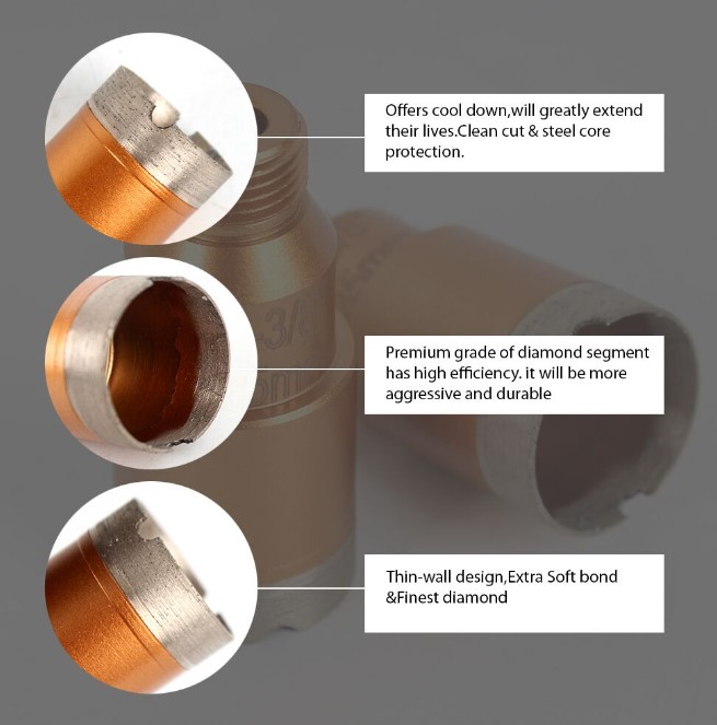 JaneLi30166037's tweet image. Thin Wall CNC Diamond Core Bits for porcelain tile
#corebits #corebits #diamondtools
#DiamondCoreBit
#stonecutting #marblecutting
#holesaw #DiamondDrillBit
#drilling #DrillBits #diamondcoredrillbit
#coredrillbit #drillingtools
Email:sales16@stonediamondtool.com