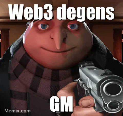 MetaMerchLabs's tweet photo. #MemeMorning with #MetaMerch
๐ Dear #web3 fam, start your day #GM style! https://t.co/BpNLNp48G4