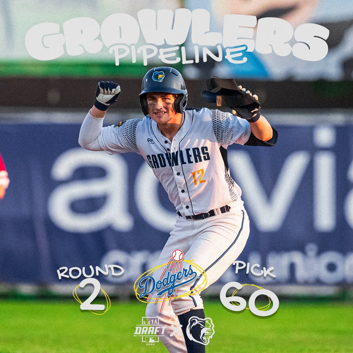 KzooGrowlers's tweet photo. A Star Worthy of Hollywood

@JakeGelof ➡️ @Dodgers 

#RollGrowl // #GrowlersPipeline https://t.co/otYJ1UgVrb