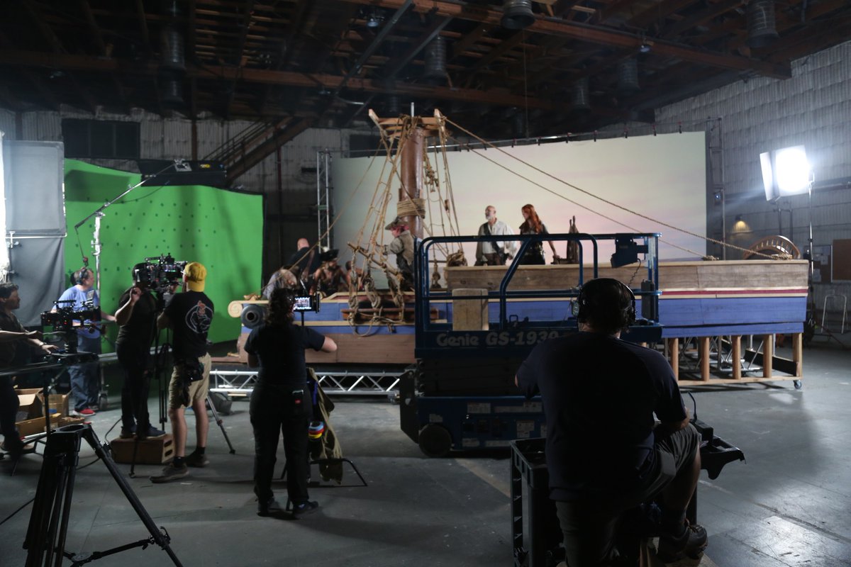 elizaberlain's tweet photo. FLORA aboard the Chainbreaker pirate ship in CBS RADFORD STUDIOS in HOLLYWOOD for Cursed Waters by Mahal Empire Productions!
It feels pretty good to be a pirate, not going to lie.
#CursedWaters #featurefilm #film #feature #actress #actor #acting #indiefilm #hollywood #movie https://t.co/E8WCTachO4