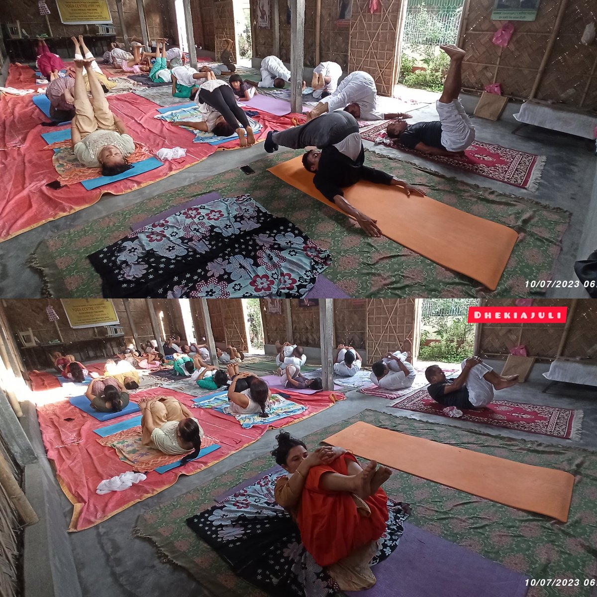 yoga_land's tweet photo. 💐----------------------🧘‍♀️🧘‍♂️--------------------💐

Assam #Sonitpur yog Shivir/centres 

Yog Mitra...  #Ripon  #Manju and #Dulumoni Phukan ji 

Date...10.07.2023--------------------🧘‍♀️🧘‍♂️ https://t.co/6tmXiIVQml