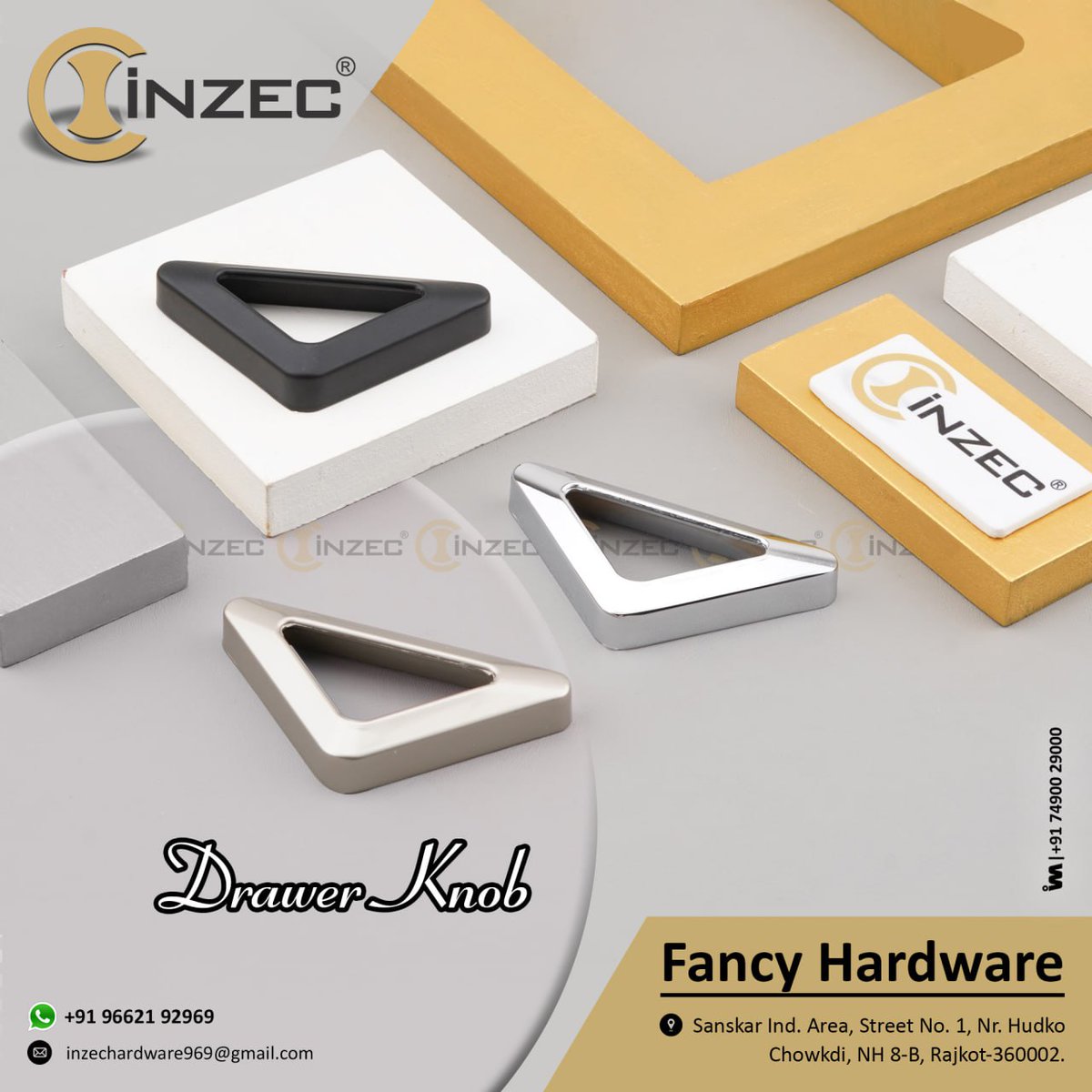 ibais_hardware's tweet photo. FANCY HARDWARE (RAJKOT)
For enquiry via WhatsApp click:
https://t.co/sfw983wwgo
Mr. Hirenbhai Patel - +91 96621 92969
#drawerknob #knobs #cabinethandle #maindoorhandle #doorcabinethandle #handlehardware #doorhandle #dooraccessories #drawerhandle
.
@IBAISMEDIA https://t.co/g435xQ4iuX